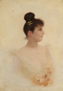 Busto Retrato de uma menina